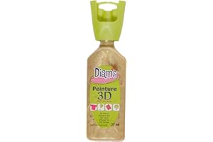 DIAM'S Peinture 3D Tous Supports, Sable d'or nacré, 37 ml