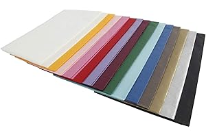 EMI CRAFT Papier de soie assortiment, 50 x 70 cm, 30 feuilles 14 g, 30 feuilles de 15 couleurs différentes