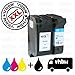 Produktbild vhbw 2x kompatible Ersatz Tintenpatrone Druckerpatrone Set für Drucker wie HP 15, 78, C6615D, C6578DE.