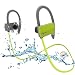 Produktbild Bluetooth Kopfhörer Wireless Sport Kopfhörer IPX in-Ear Schalter Running in Ear Stereo Kopfhörer mit Mikrofon Sichere Passform für Sport, Fitnessstudio, Workout - grün