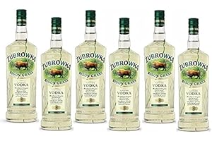ZUBROWKA BISON GRASS FLAVOURED VODKA THE OTIGINAL 1 LITRO - 6 BOTTIGLIE