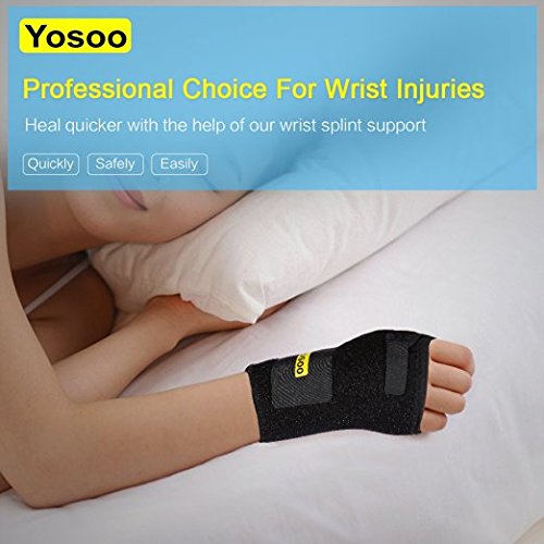 Yosoo Handgelenkschiene, Handgelenkbandage, Handgelenkstütz, ideal für Sport, nur für recht Hand - 8
