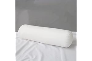 EN AyuL Rundes Nackenrolle, gefüllt, rund, zylindrisch, lange Nackenrolle, weich, bequem, Nackenrolle, für Nacken, Schwangerschaft, 15 x 60 cm