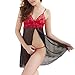 BoldnYoung Honeymoon Babydoll Lingerie and Nightwear Sexy Honeymoon Lingerie For Women / Ladies and Girls Net Babydoll Dress Sleepwear Black RS.449.00