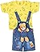 Kuchipoo Baby Boys Dungaree Set (KUC-DUN-124, Blue & Yellow, 0.6-1 Years) RS.499.00