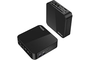 DreamQuest Mini PC Windows 11 Pro con 16 GB DDR4 512 GB M.2 SSD Intel N95 (fino a 3,4 GHz) Micro Desktop Computer, Micro PC con HDMI Prot/2 LAN/WiFi 5/BT 5/USB3.2/Type C (Max 10 Gbps) per Office