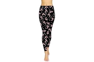 Rave on Friday Femmes Leggins Motif de Noël Pantalon de Yoga Sport Taille Haute Gym Stretchy Élégant Slim Fit Skinny Athletic Workout Running Pantalons Collants S-XL