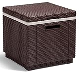 Transcontinental Allibert California Ice Box - Brown (Garden &amp; Outdoors)