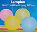 Produktbild HEKU 0607 Lampion ø25cm Laterne Lampenschirm Papier neon, Color:hellgrün