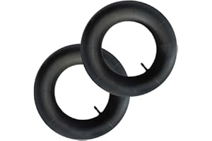 UQTUKO Camera D'aria per carriola 3,5-8, 2 pezzi ruota per carriola con valvola pneumatica TR13 tubo per carriole, carrelli da giardino, tosaerba e carrelli a mano