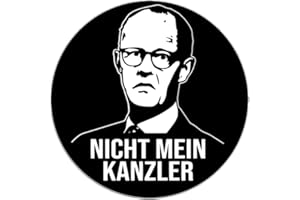 ‎SAMMYS SHIRT STORE Sammys Shirt Store Merz Nicht Mein Kanzler Vinyl-Aufkleber Sticker für Auto wetterfest 10cm