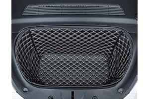 ZYCHUANGYING 2020–2025 Tesla Model Y Kofferraumwanne, Kofferraumauskleidung, kompatibel mit Tesla Model Y Cargo Liner Frunk Organizer, vollständige Abdeckung, 1 Stück (nicht für Modell Y Juniper