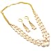 Pearl Locket Set Branded Pearl AD bridal bollywood handmade fine jadau Jewelry RS.359.00