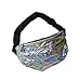 Produktbild KGM Zubehör Gorgeous Hohe Qualität Silber Holografische Bauchtasche Hüfttasche Fanny Pack