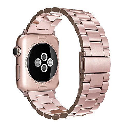 Simpeak Correa Apple Watch Series 3 Series 2 Series 1 Correa 42mm Correa de Acero Inoxidable Reemplazo de Banda de la Mu eca con Metal Corchete para Apple Watch Todos los Modelos 42mm Oro Rosa reviews Simpeak Correa Apple Watch Series 3 Series 2 Series 1 Correa 42mm Correa de Acero Inoxidable Reemplazo de Banda de la Mu eca con Metal Corchete para Apple Watch Todos los Modelos 42mm Oro Rosa