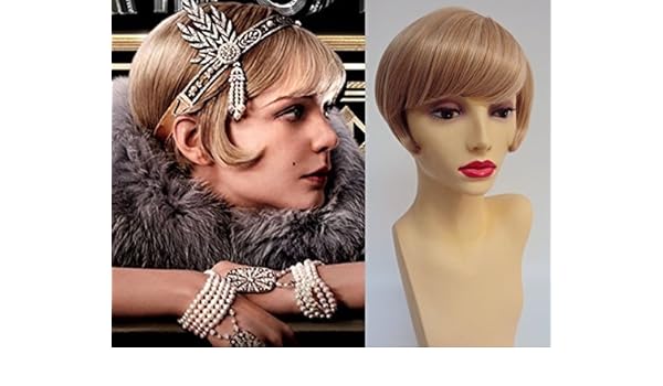 Deluxe Daisy Great Gatsby Blonde Charleston Flapper 1920 S 30 S