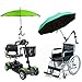 Produktbild ShireyStore Qualitätsgarantie Outdoor-Schirm-Stand-Schirm-Stand-Baby-Auto-Anhänger-Verbindungsstück-Halter-Rohr-Stangen-Befestigungs-Klemmplatten-Rollstuhl-Roller