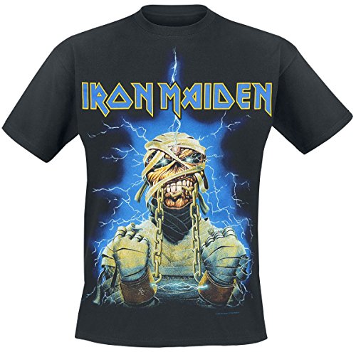 Iron Maiden Powerslave Mummy Camiseta Negro M