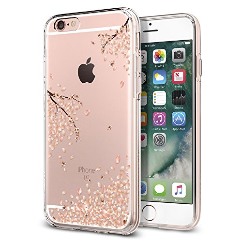 iPhone 6S Case, SpigenÂ® iphone 6 case cover [Liquid Crystal Shine] [Blossom] iPhone 6s Case with [Laser Precision Design] and Premium Clarity for for iPhone 6 (2014) / 6S Case (2015) - Blossom (035CS21219)
