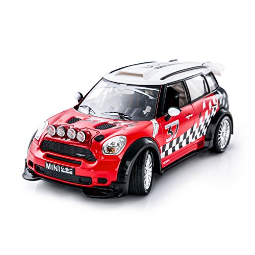 PTL® BMW Mini Cooper Remote Control Car for Kids, Working Lights, Spotlights, PL9116 1:18 Licensed Mini Countryman WRC R60 Electric Radio Controlled RC Cars Best Boys Girls Car Toys, 27Mhz Red RTR reviews PTL® BMW Mini Cooper Remote Control Car for Kids, Working Lights, Spotlights, PL9116 1:18 Licensed Mini Countryman WRC R60 Electric Radio Controlled RC Cars Best Boys Girls Car Toys, 27Mhz Red RTR