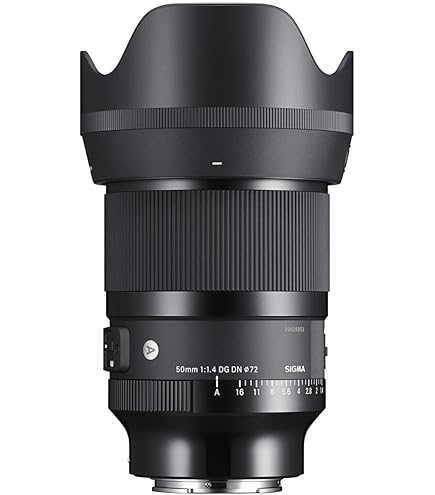 Sigma 50mm F/1.4 DG HSM Art Lens for Sony E-Mount Cameras (Black