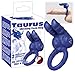 Produktbild Taurus Vibrator Penisring blue. Vibro-Penisring mit Klitoris-Reizarm in Form eines Stierkopfes mit zwei Hörnern - in jedem Horn steckt ein Motor. 7-Stufen-Vibration getrennt regelbar. Ø 3 cm (dehnbar). Vibration stufenlos regelbar. Dual Motor. 4024144579075. Sex Spielzeug