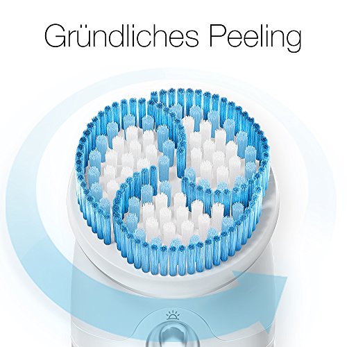 Braun Silk-épil 9 SkinSpa Epilierer 9-969e, mit Peeling- und Gesichtsreinigungsbürste, weiß/türkis - 6