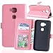 Produktbild Nancen Compatible with Handyhülle Huawei Honor 5X / Huawei GR5 (5,5 Zoll) Lederhülle Style Acht Farbe Weich PU Flip Case Ledertasche/Schutz Etui, Karten Slot Foto Wallet Hülle