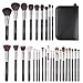 Docolor 29Pcs Makeup Brushes Set Sable Goat Pony Hair Professional Cosmetics Kit With Leather Case