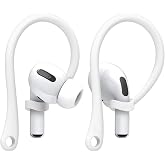 Airpodss 4 3 2 1 Pro Pro 2 Generation Compatible Silicone Headphone Holder Earloop Anti-Fall (White)
