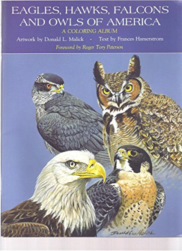Eagles, Hawks, Falcons and Owls of America: A Coloring Album livre