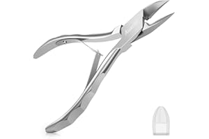 Auxmir Pince Coupe Ongle - Précision Pince à Ongle pour Épais Orteils Fungus Ongles Incarnés Coupe Ongle Professionnel Pince Ongle en Acier Inoxydable