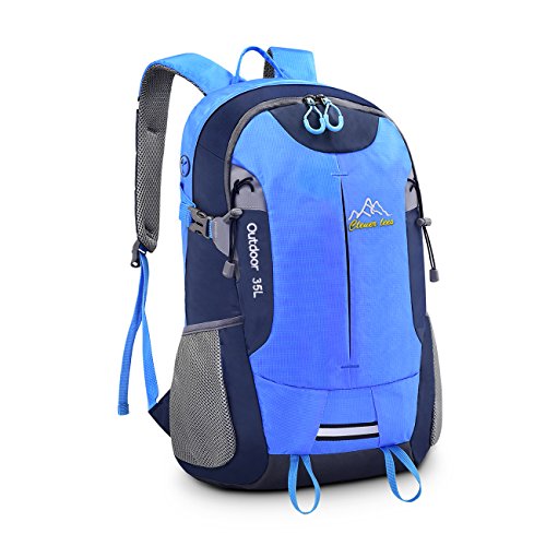 Preisvergleich Produktbild Schulrucksack Bonibol 35L Wasserdichte Wanderrucksäcke mit große Kapazität Reiserucksack Damen Herren Daypack für Outdoor Sport, Camping und Reisen