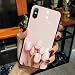 Produktbild LianHuaYiN Rosen-Blumen-Telefon-Kasten für iPhone 6 6S Plus Tulpe-Blumenglas-Rückseiten-Fälle für iPhone X 8 7 Plus Ahornblatt-Fester Einband, Tulpe, für 6 Plus 6S Plus