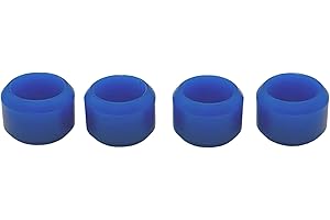 SPITBOARDS Fingerboard Pro Wheels avec roulements à billes authentiques, qualité professionnelle en polyuréthane CNC, forme de roues, bleu