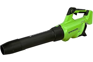 Greenworks GD40AB - Soffiatore a Batteria con Modalità Cruise, Motore Brushless, 210km/h, 15,6m³/min, Funzione Turbo, SENZA Batteria 40V e Caricabatterie, Garanzia 3 Anni