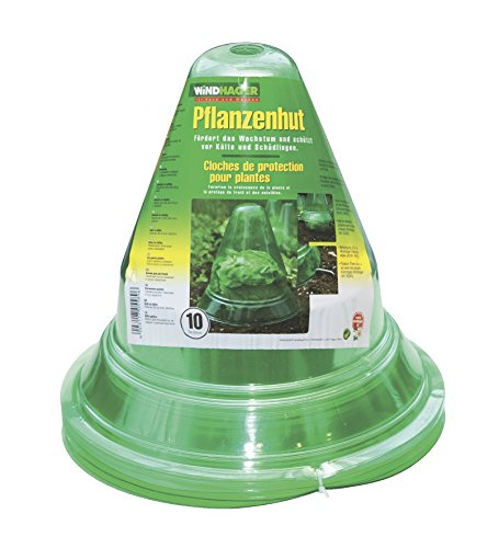 Windhager 05589 Pflanzenhut Durchmesser 24 cm, 10 Stück