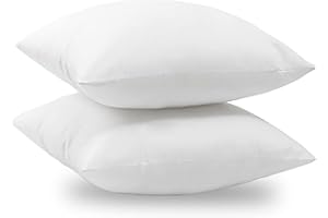Meishida Relleno de Cojín 45 x 45cm, 2 Unidades, Almohada Fibra Hueca para Sofá y Cama, Cojines Hipoalergénica y Transpirable