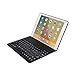 Price comparison product image iPad Pro 10.5 Backlit keyboard case,elecfan 7 Colors LED Backlit Wireless Bluetooth Keyboard Smart Stand Colorful Keyboard Case for iPad Pro 10.5 Inch (iPad Pro 10.5, Black)