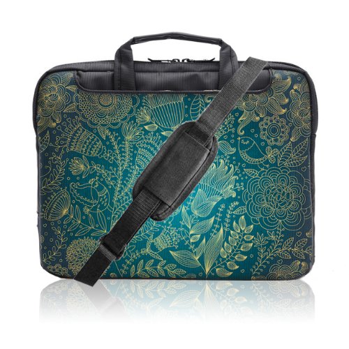 Laptoptasche / Notebooktasche, mit Seitentaschen und abnehmbarem Riemen, strapazierfähig, aus Nylon, erhältliche Maße: 15 Zoll (38,1 cm) / 15,6 Zoll (39,62 cm) / 16 Zoll (40,64 cm)