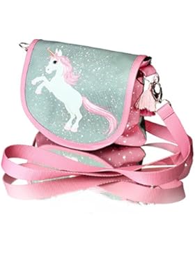 Einhorn MAGIC COLLECTION Einhornv mit brokat Schultertasche Mädchen, Kinder Umhängetasche Modell 2018