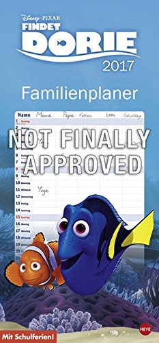 Findet Dorie Familienplaner - Kalender 2017