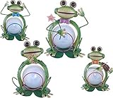 Lámpara LED solar Rana Jardín solar Proyección exterior (IP44, material: metal, incluye...