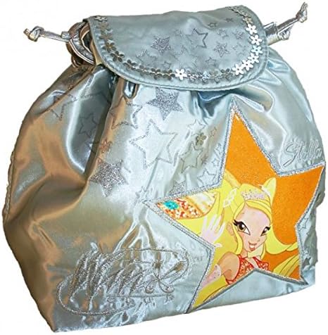 Winx Club - Kids Backpack Silver Metallic Stella 23 x 28 x 13 cm