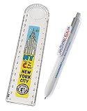 BOLIGRAFO Y REGLA CON LUPA. MODELO: NEW YORK THE BIG APPLE