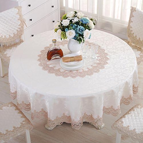 Only 5118 nordic lace floral table cloth fabric round tablecloth table towel cushion chair set-A diameter150cm(59inch)