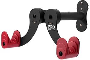 PRO BIKE TOOL Fahrrad Wandhalterung, Platzsparend & Einstellbar, Fahrradhalterung ideal für Aufhängung und Halterung in der G
