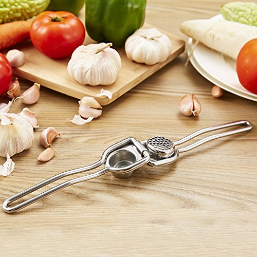 Professionelle Knoblauchpresse Knoblauch Presse-Edelstahl Einfache Reinigung A - 6