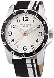 Mike Ellis New York Herren-Armbanduhr XL Analog Quarz Textil M3145/2