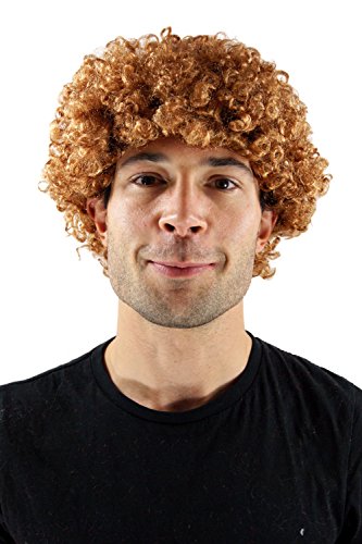 WIG ME UP  - Peluca para hombre, crespa, rizos, estilo romano, apariencia de tonto NUEVO PW0186-P36